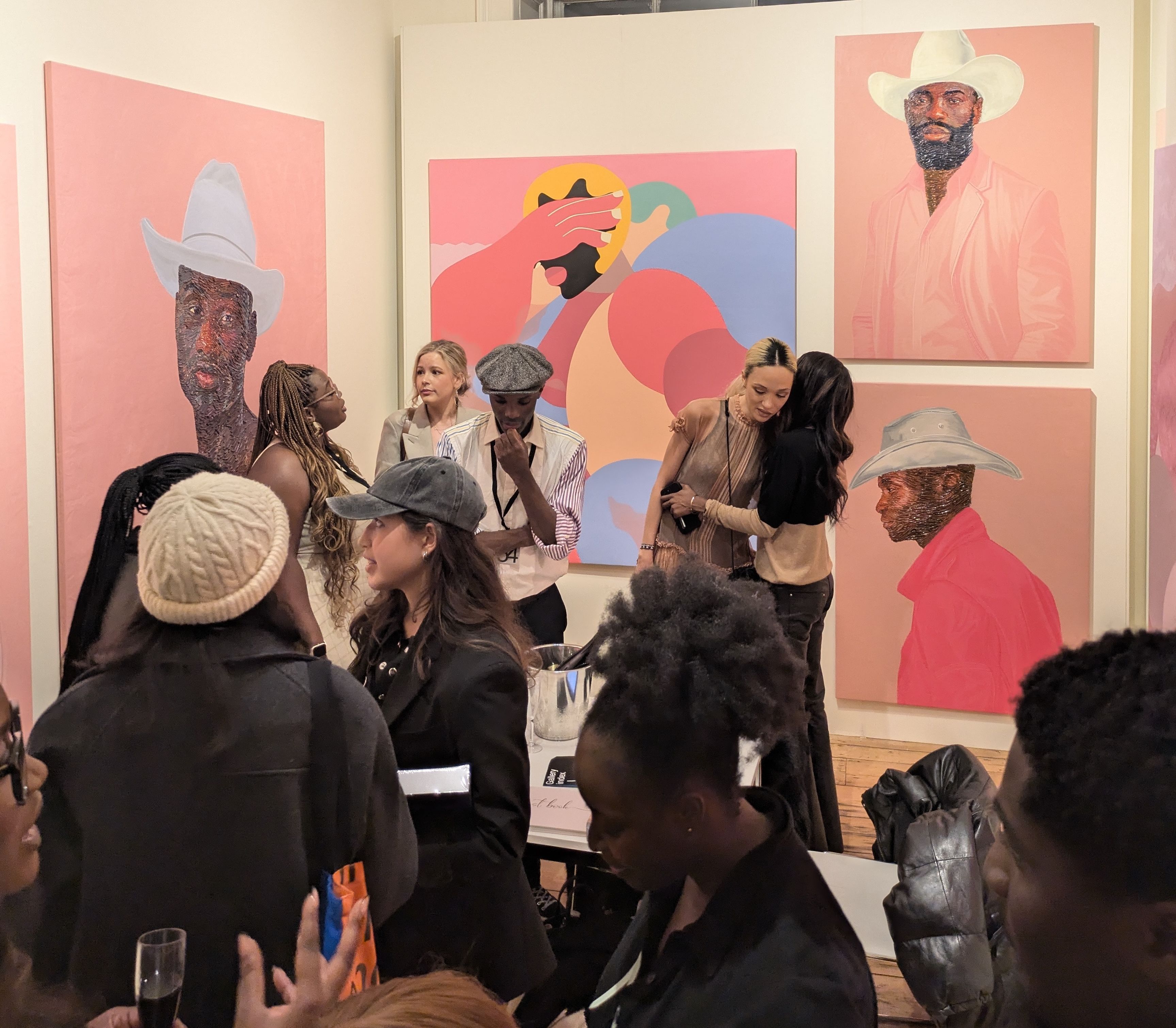 Opening of 1-54 Contemporary African Art Fair at Somerset House, London.