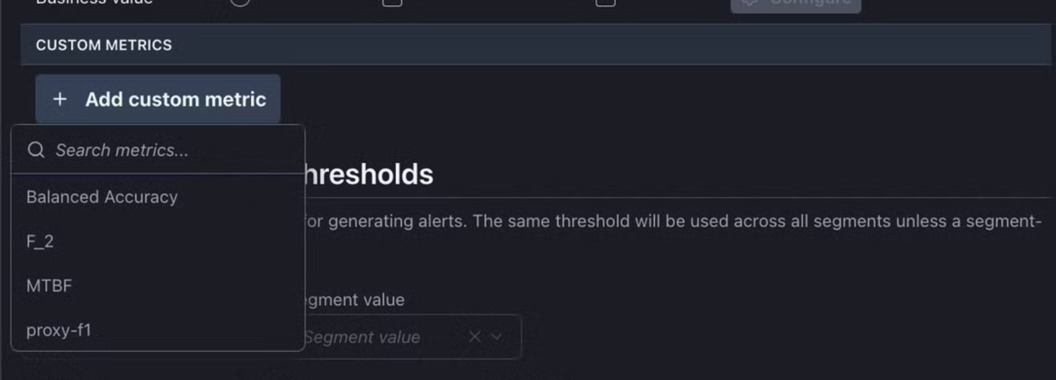 Adding custom metric to a model