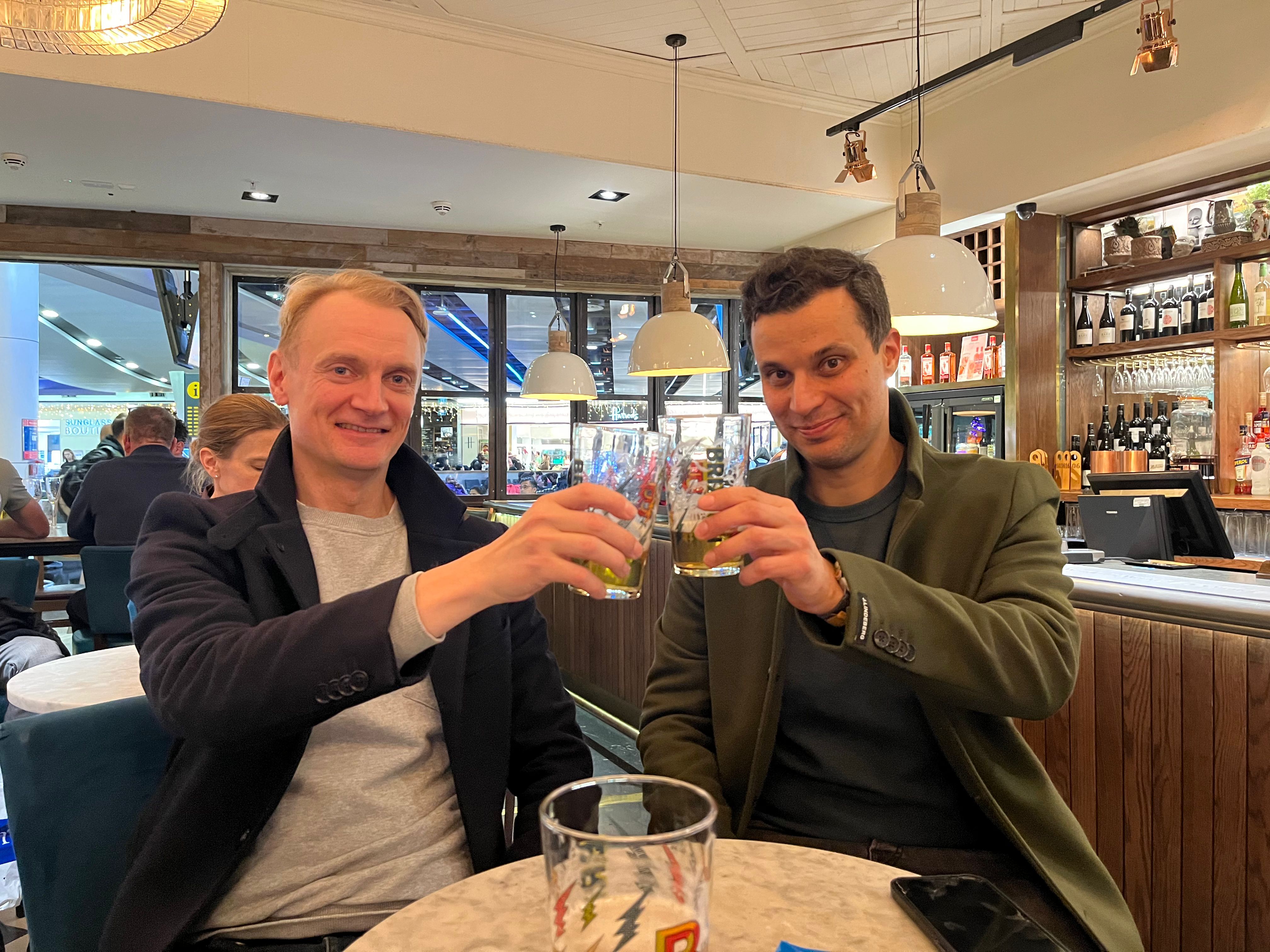Plotting world domination in… maybe London?