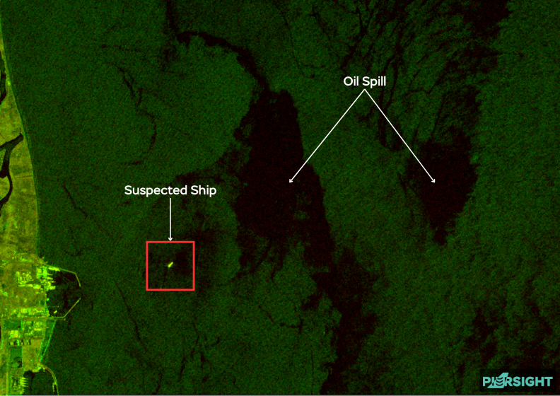 Analysis of an oil spill
