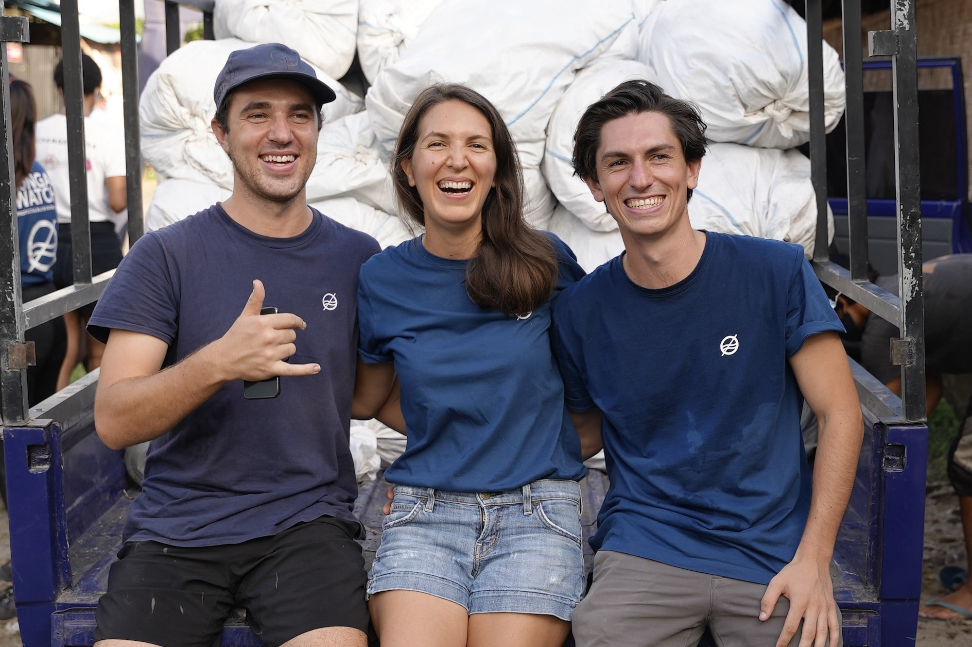 Les co-fondateurs de Sungai Watch. De gauche à droite : Gary Bencheghib, Kelly Bencheghib and Sam Bencheghib. 