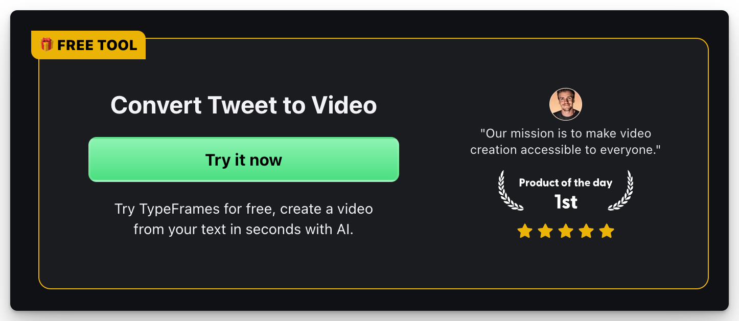 https://www.typeframes.com/tools/tweet-to-video?utm_source=blog&utm_medium=link&utm_campaign=twitter-video-tools