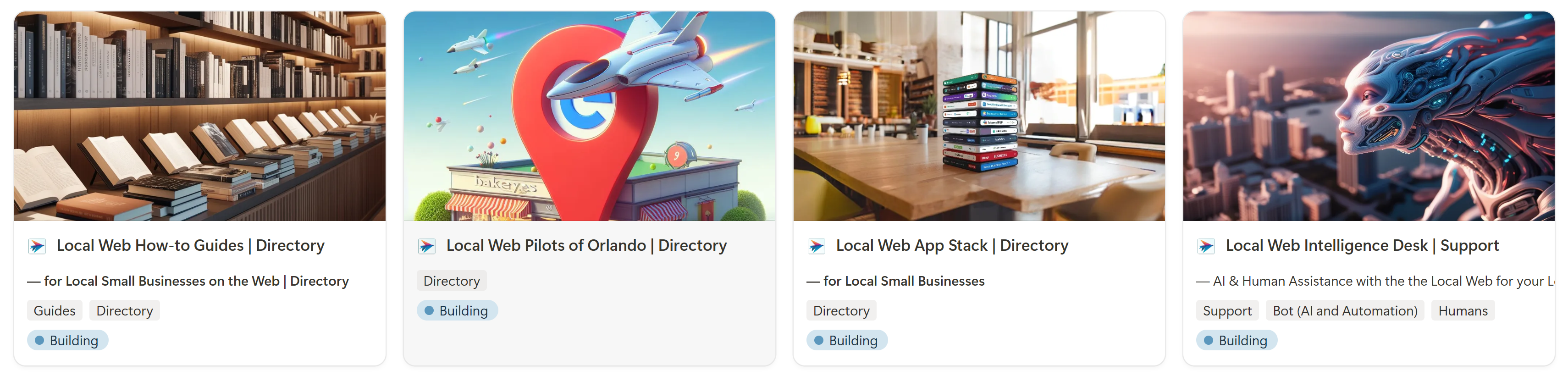 screenshot of databases