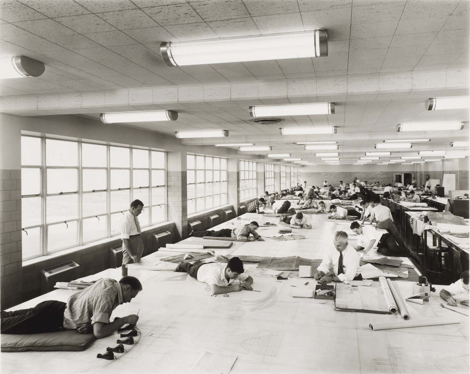 Urban designers before CAD software existed. (Source: https://rarehistoricalphotos.com/life-before-autocad-1950-1980)