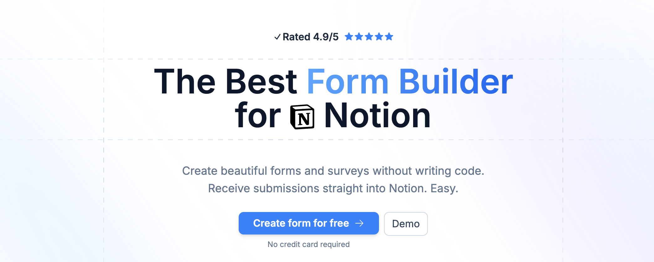 Forms in Notion