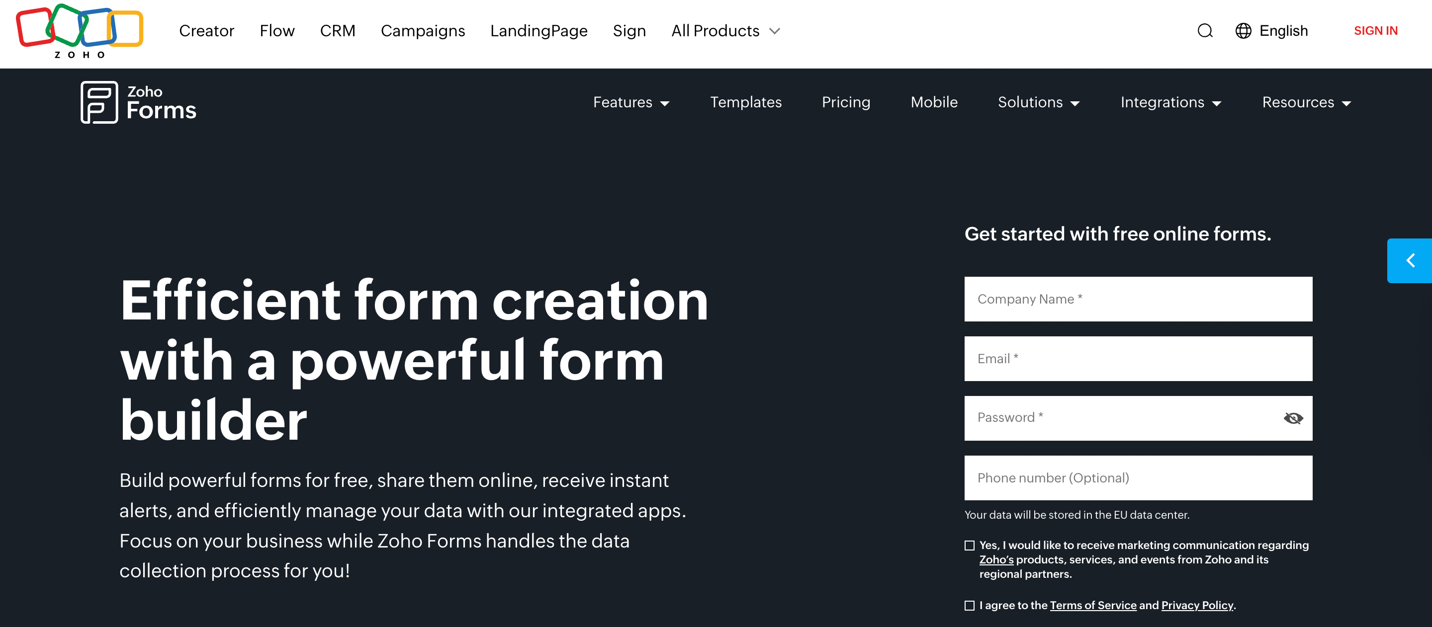 Monday Forms