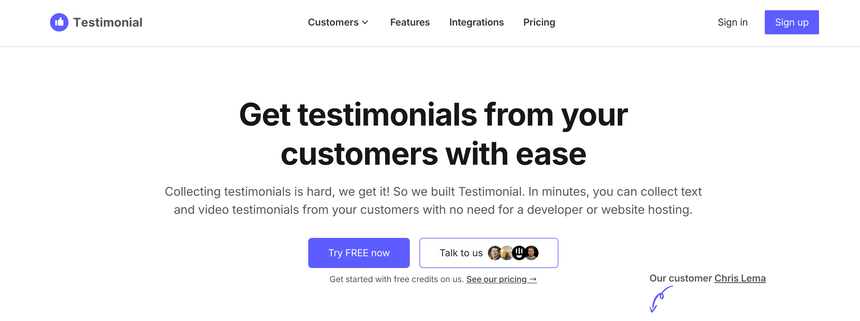 Customer Reviews On Website