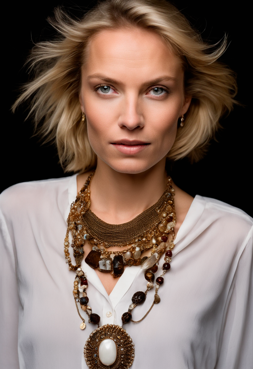 wearing ancient jewelry