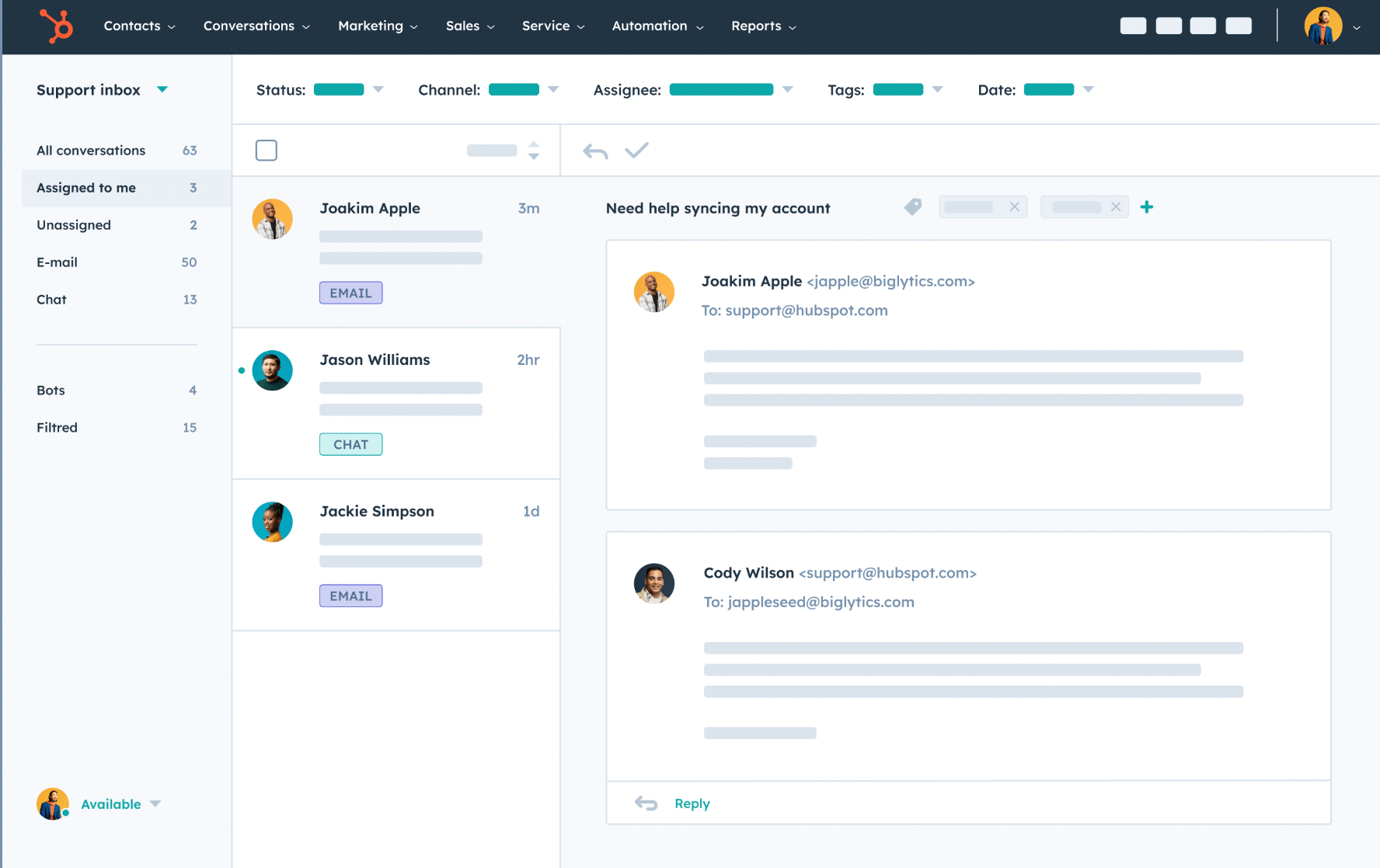 Hubspot Ticketing System
