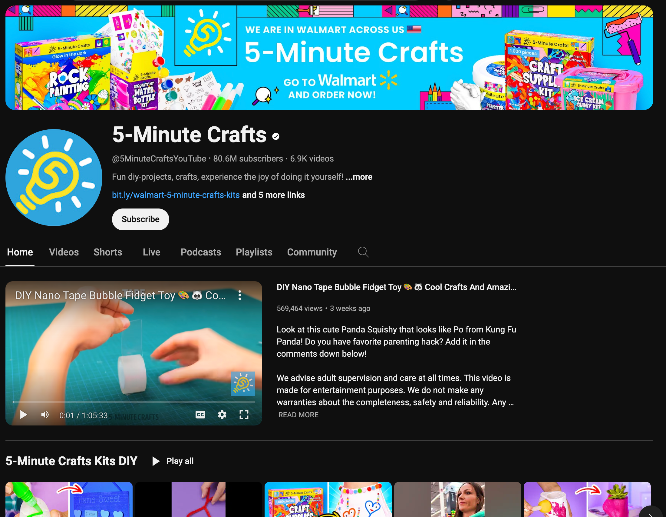 5-Minute Crafts - Leading DIY and life hacks channel creating engaging faceless videos.