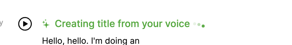 loading transcription