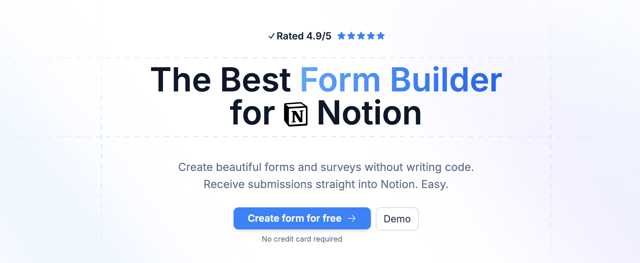Forms in Notion