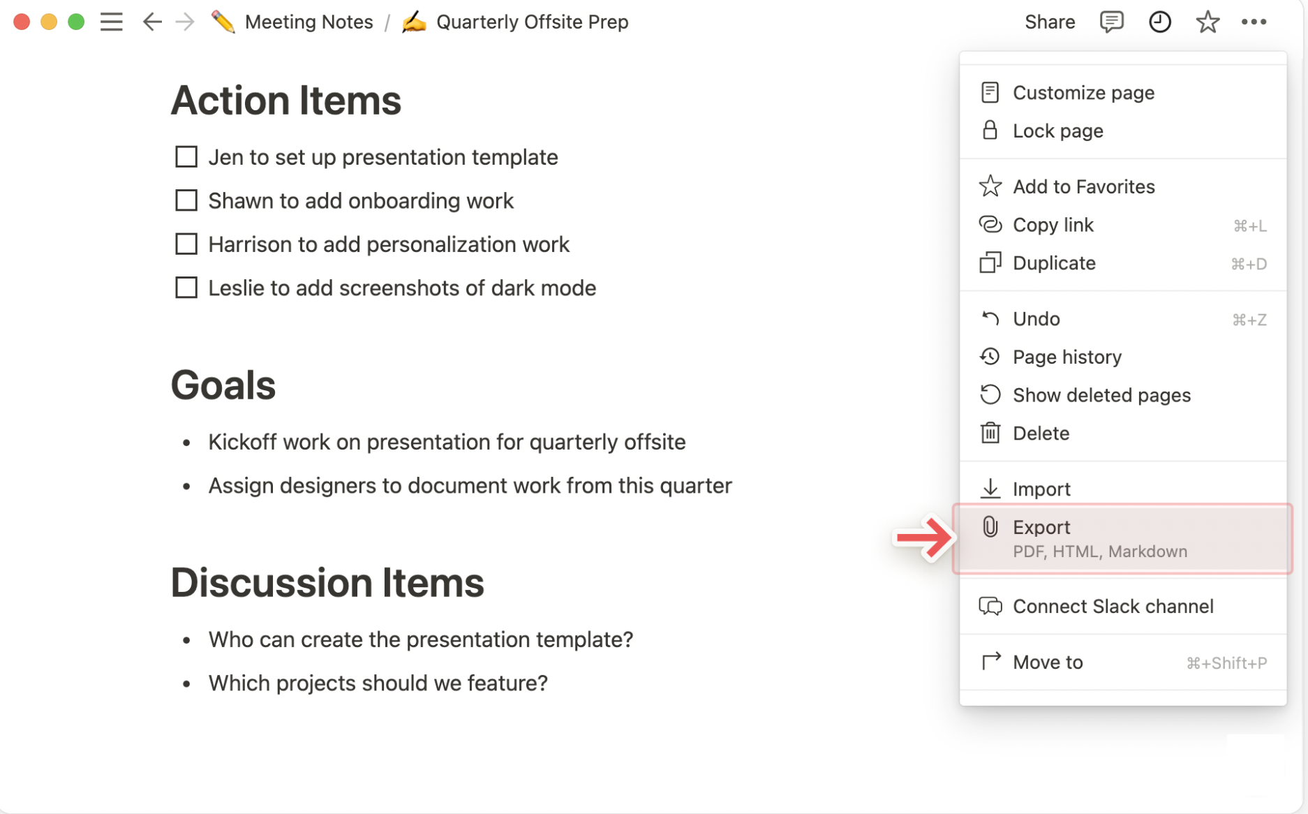 Notion Export