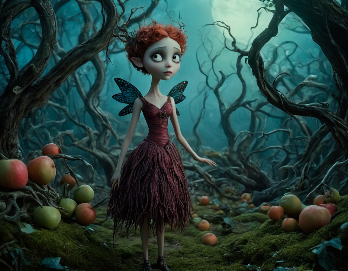 Tim_Burton_Painting_Style_SDXL - Weight : 0,75