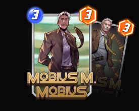 Mobius M. Mobius — Ongoing: Your Costs can't be increased. Your opponent's Costs can't be reduced.