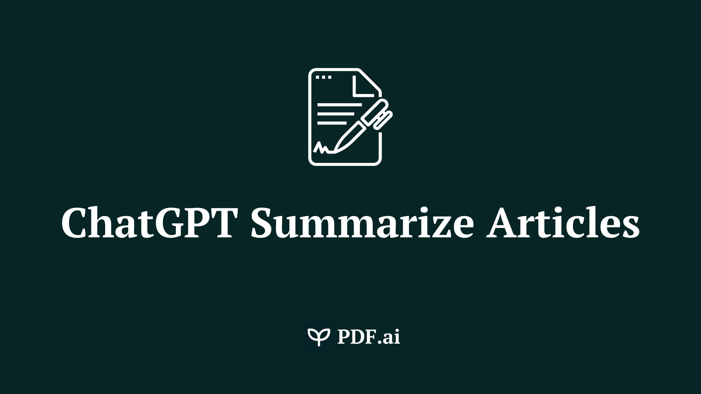 Can ChatGPT Summarize Articles and How Does It Work