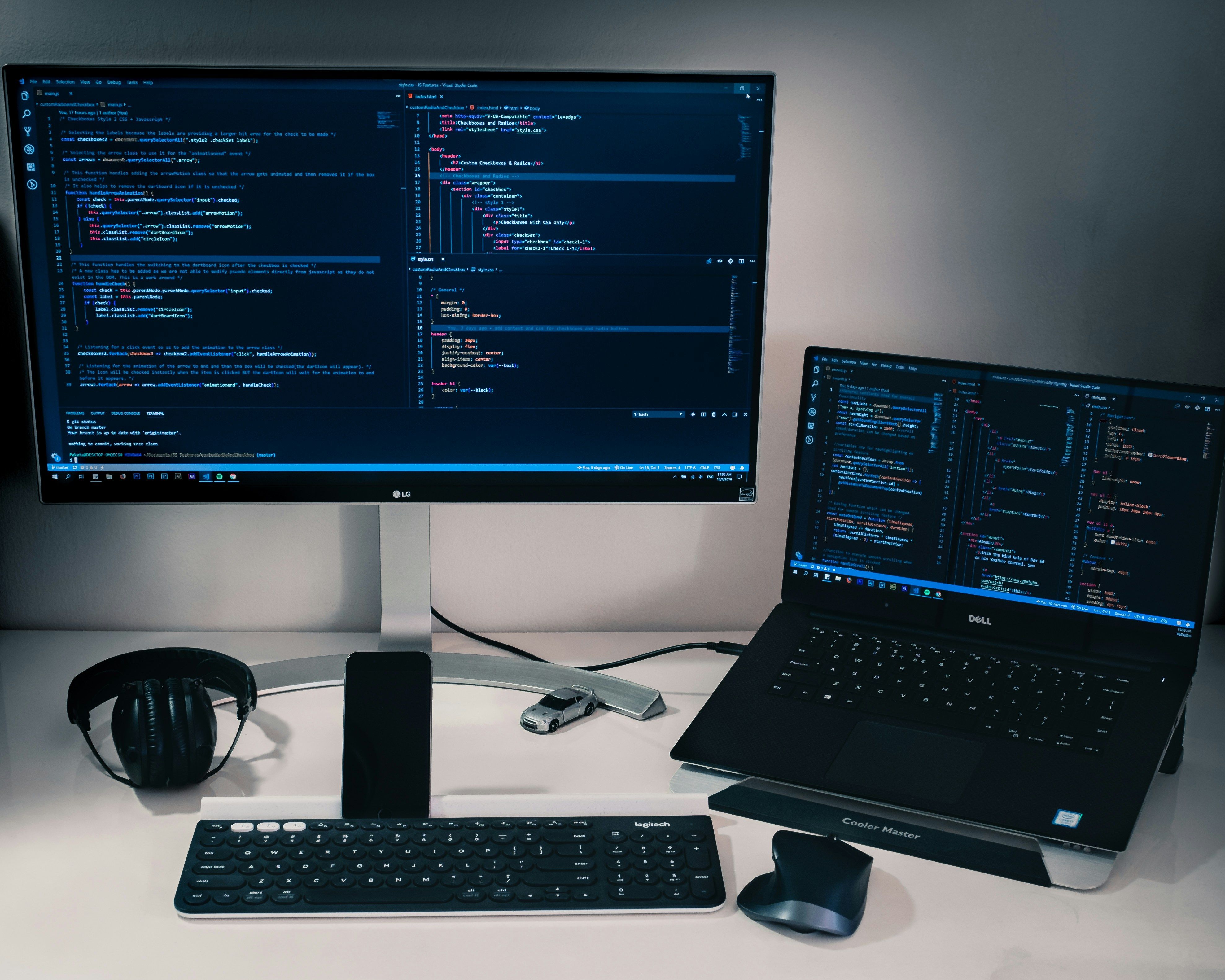 coding on laptop - RAG Software