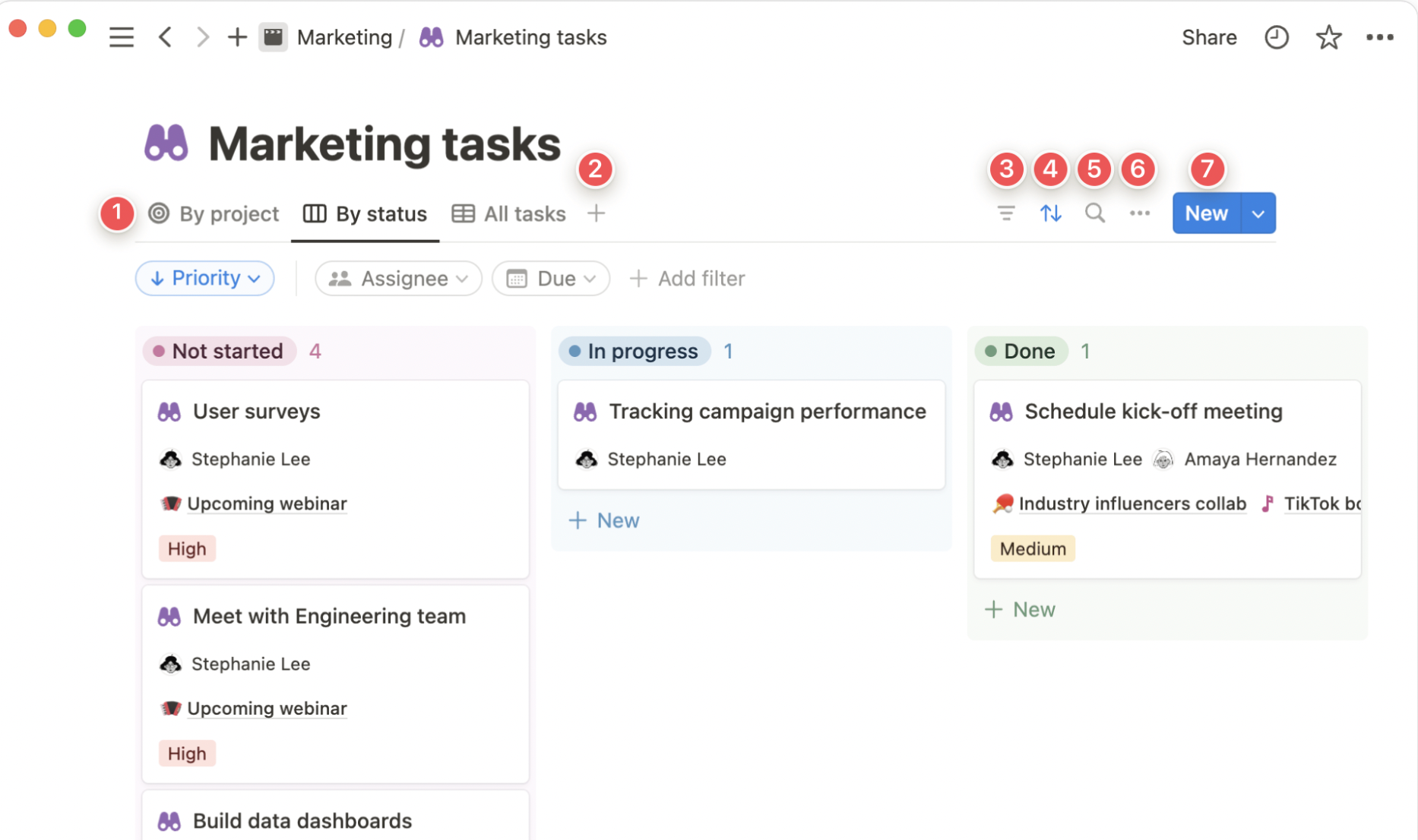 Notion Database Automations