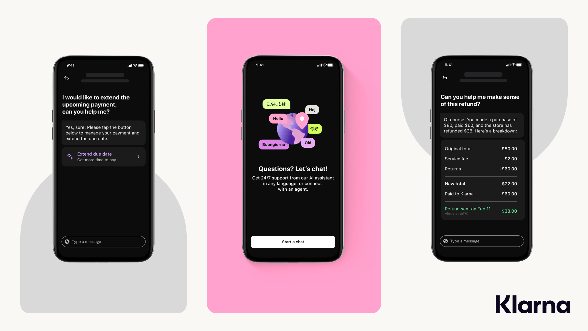 Klarna’s new in-app AI agent for customer support