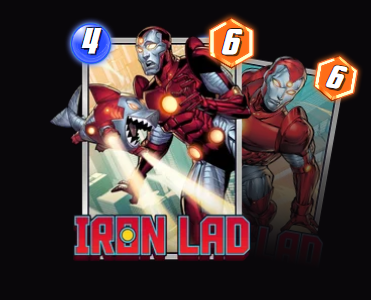 Iron Lad — On Reveal: Copy the text of your deck's top card.