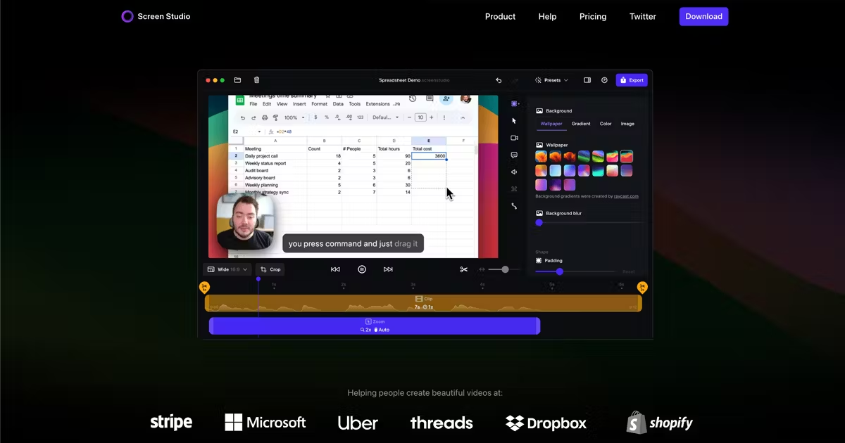 Screen Studio - Screen Recorder for macOS