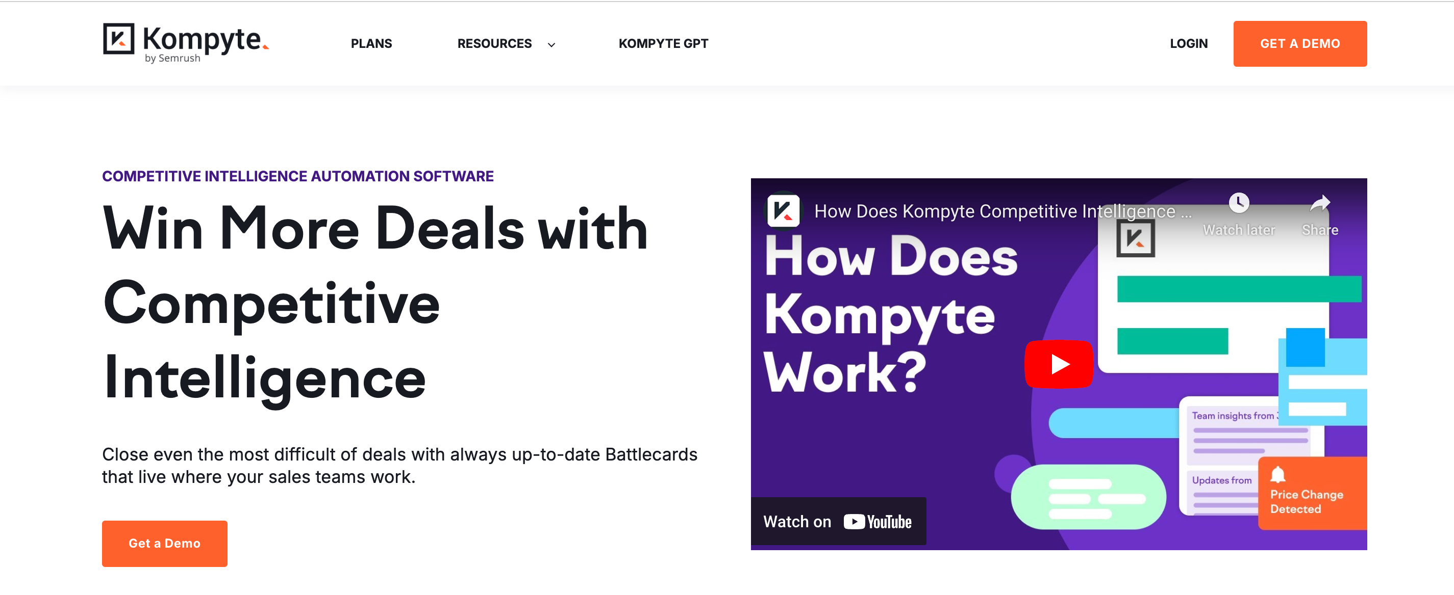 B2B Competitive Intelligence