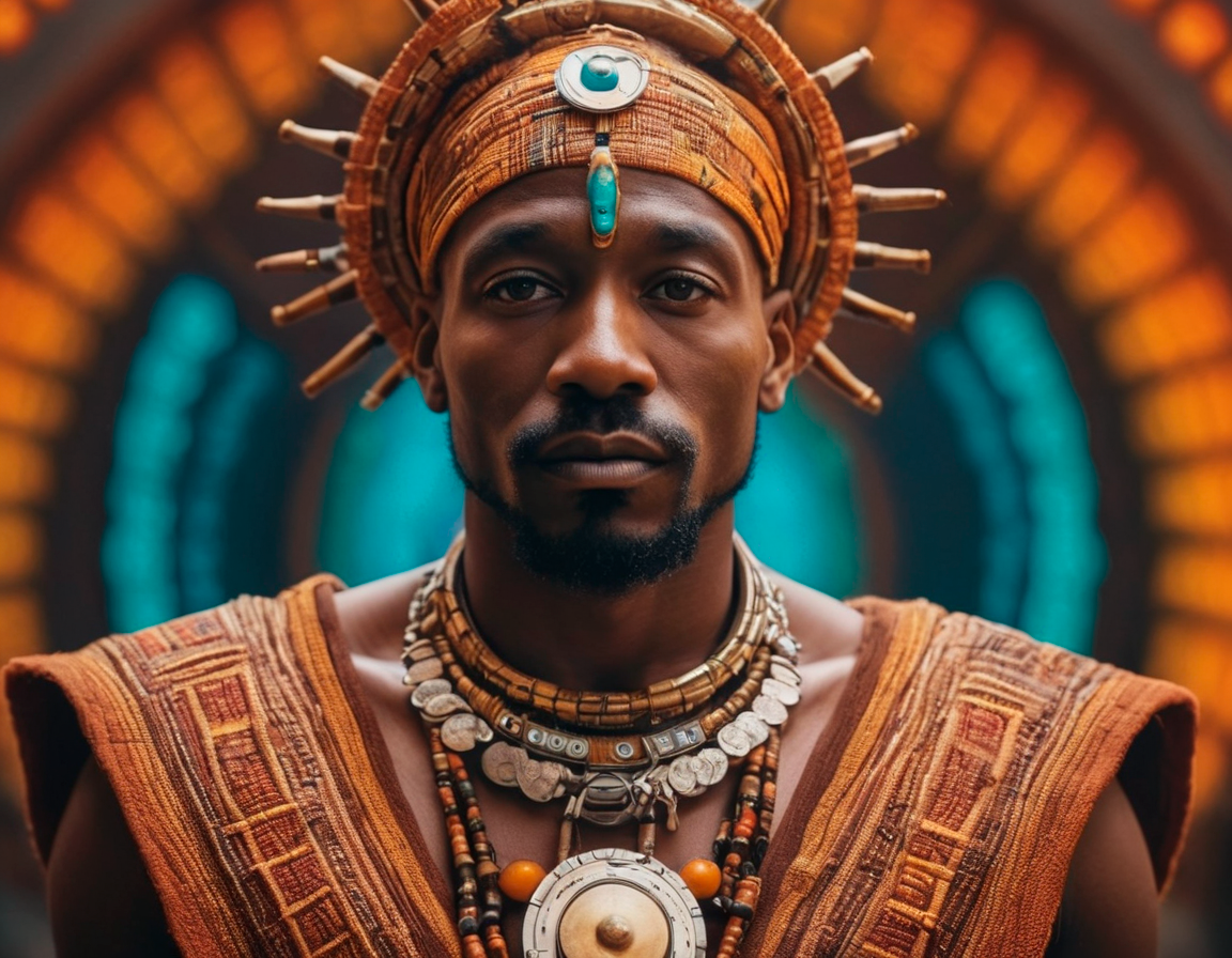Afrofuturist medicine man