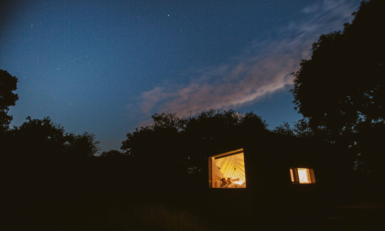 Night sky at Gruff in West Sussex