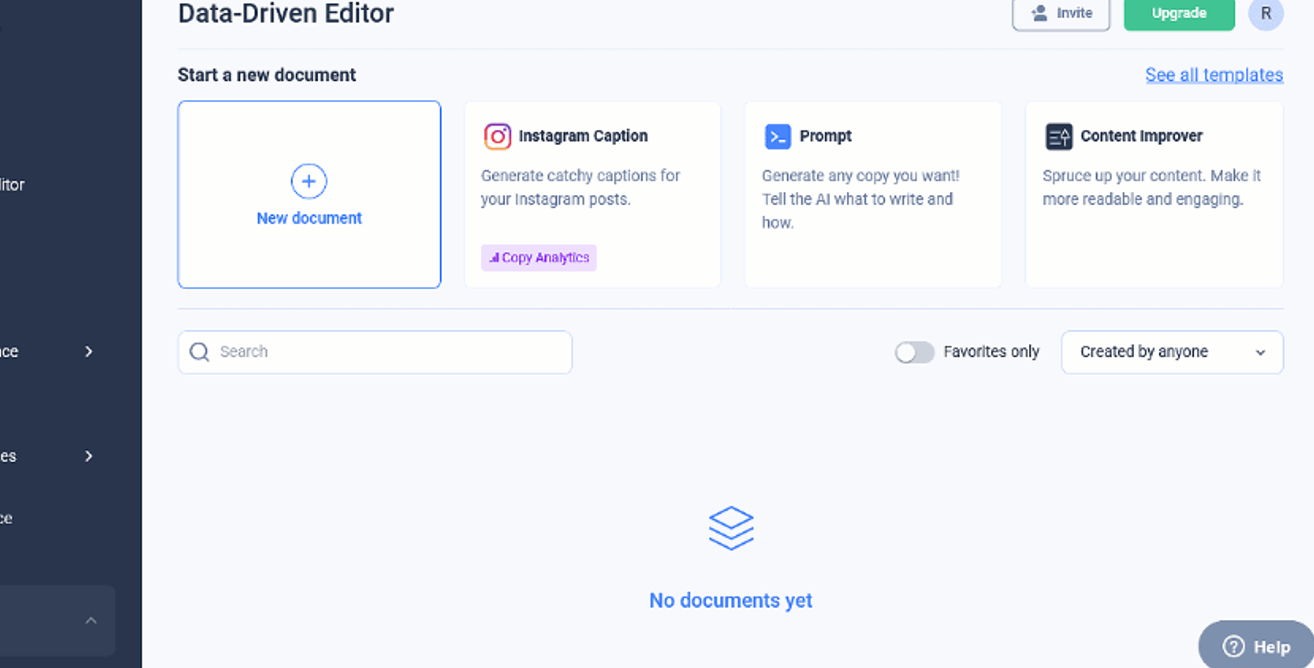 AI writing tools like Anyword help marketers by offering predictive performance scores and content that resonates with the target audience.