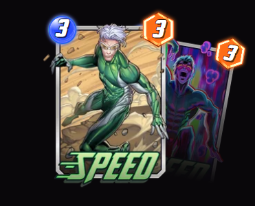 Speed — Ongoing: +1 Power for each turn in which you spent all your Energy.