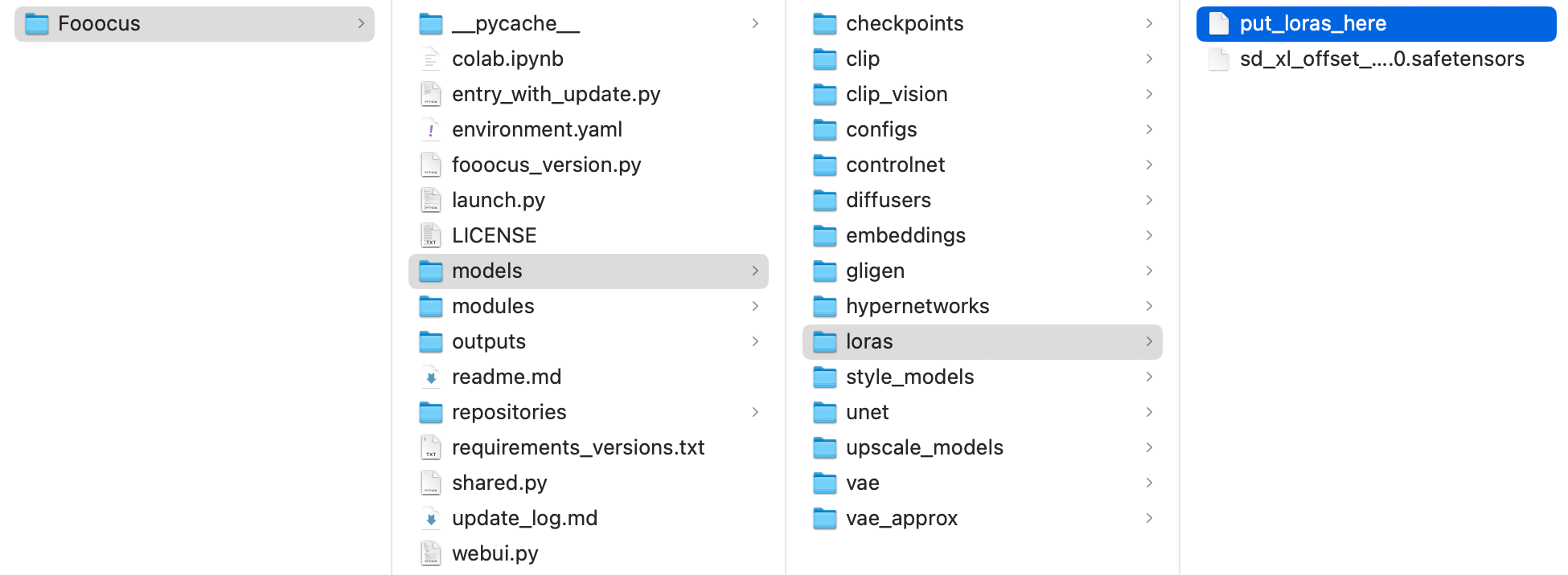 Où placer un LoRA sur Mac ?