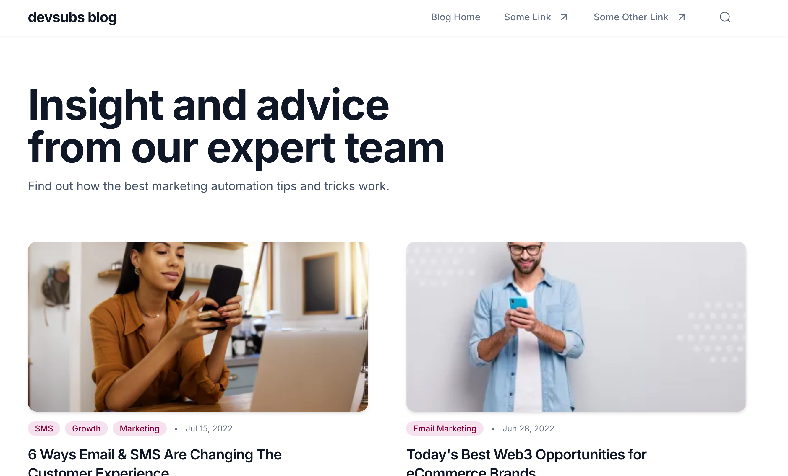 Before adding Hero Block