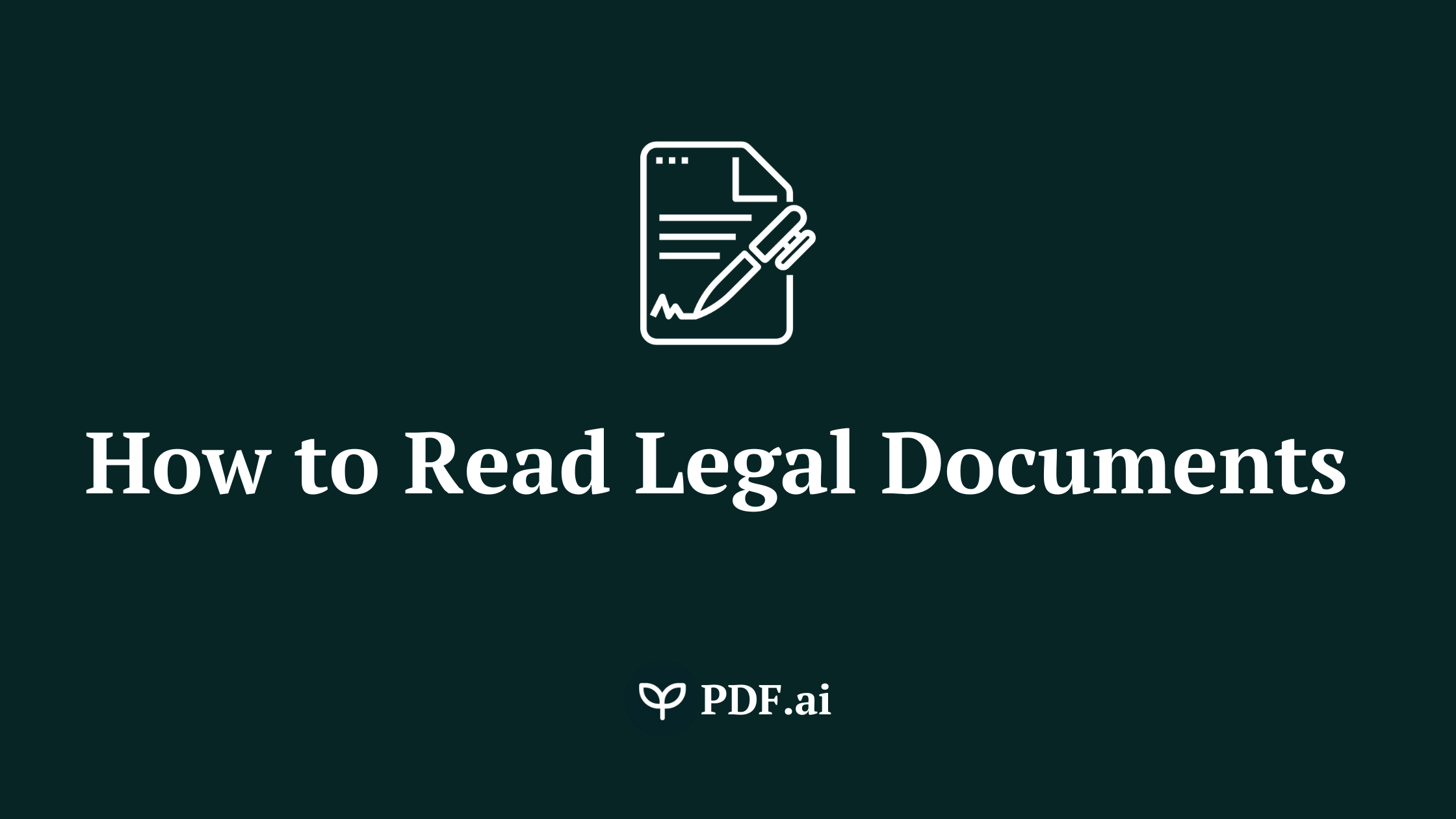 How to Read Legal Documents Fast and Simple