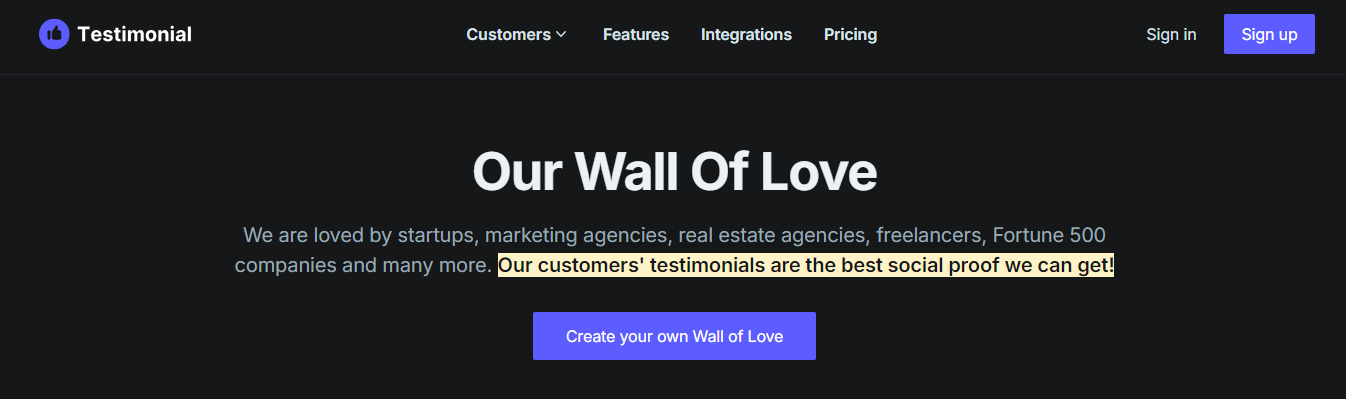 Landing Page Testimonials