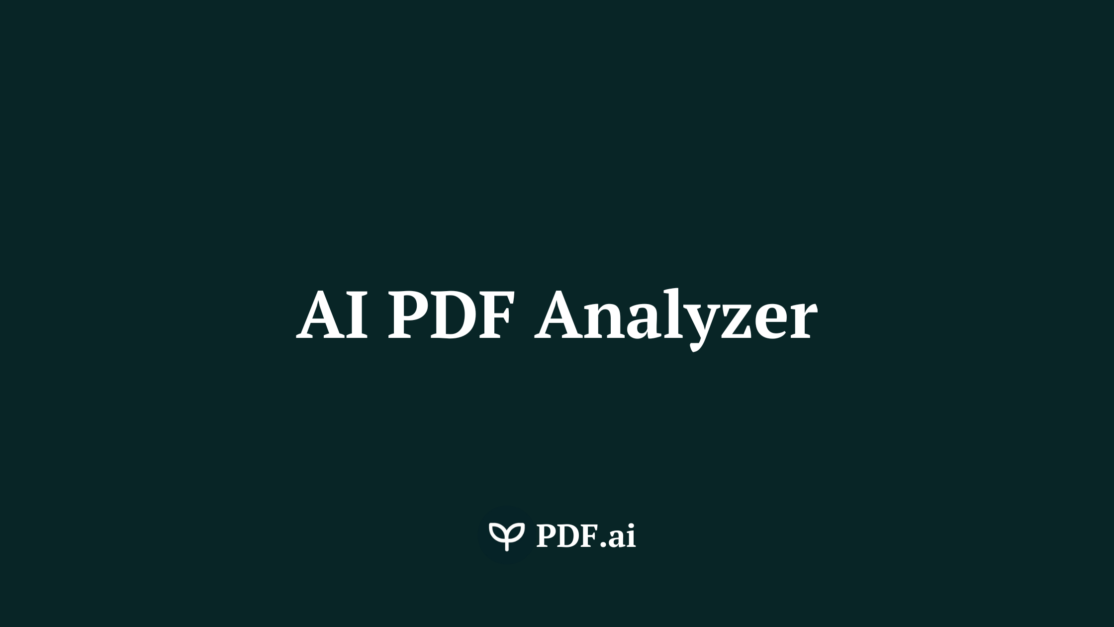 10 Top-notch AI PDF Analyzer Tools in 2024 