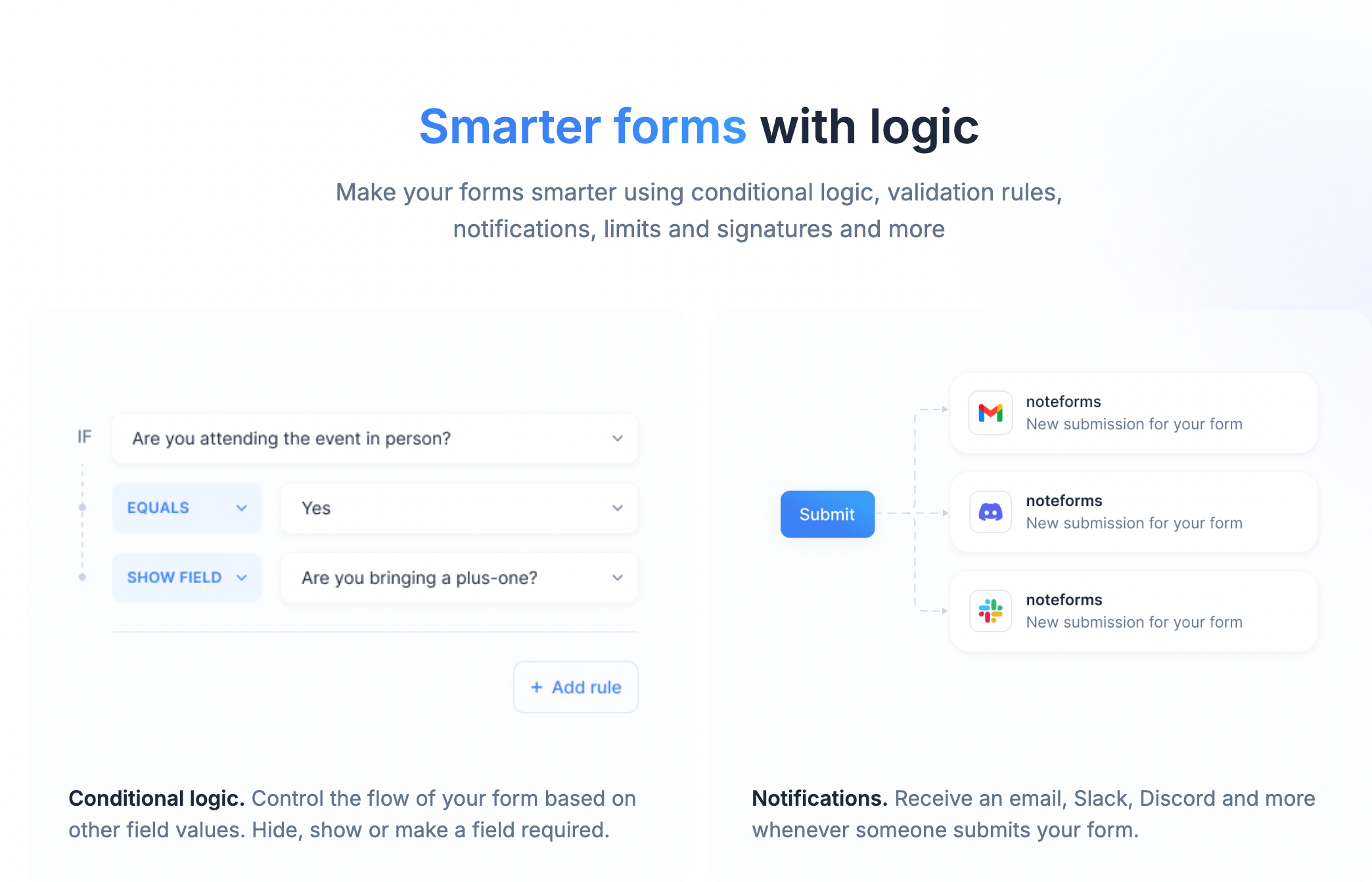 Forms in Notion