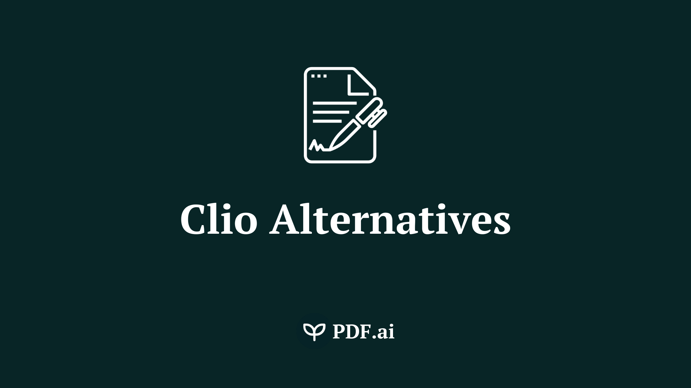 Top 7 Clio Alternatives in 2025