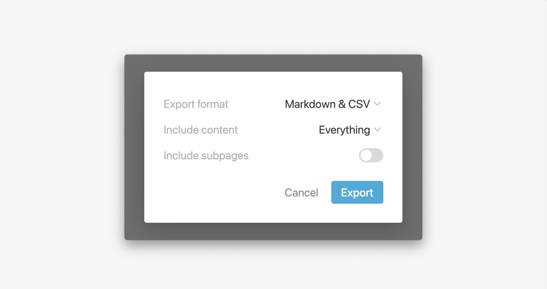 Notion Export