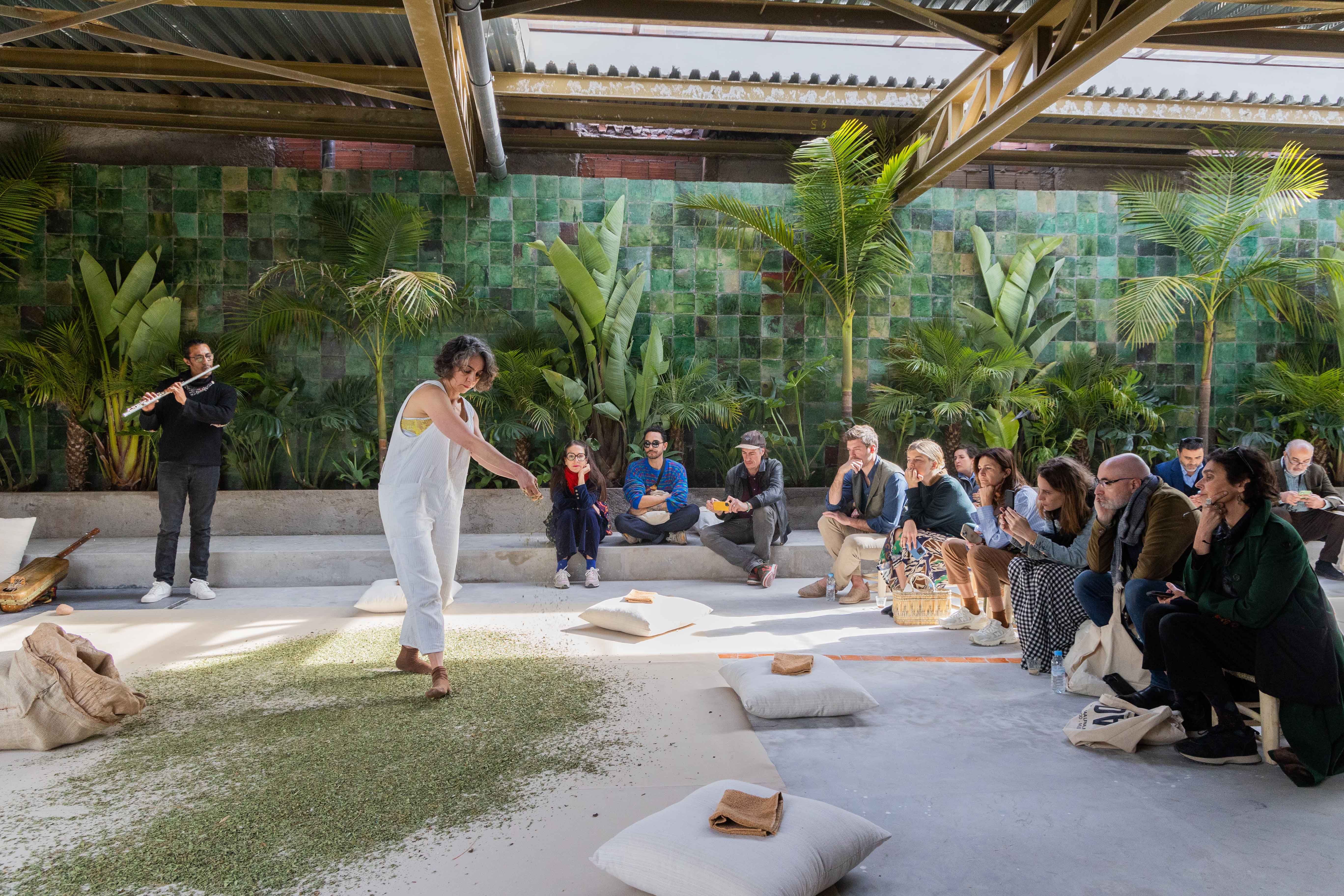 Performance at La Mamounia, Marrakech, Morocco. Courtesy 1:54 Contemporary African Art Fair.