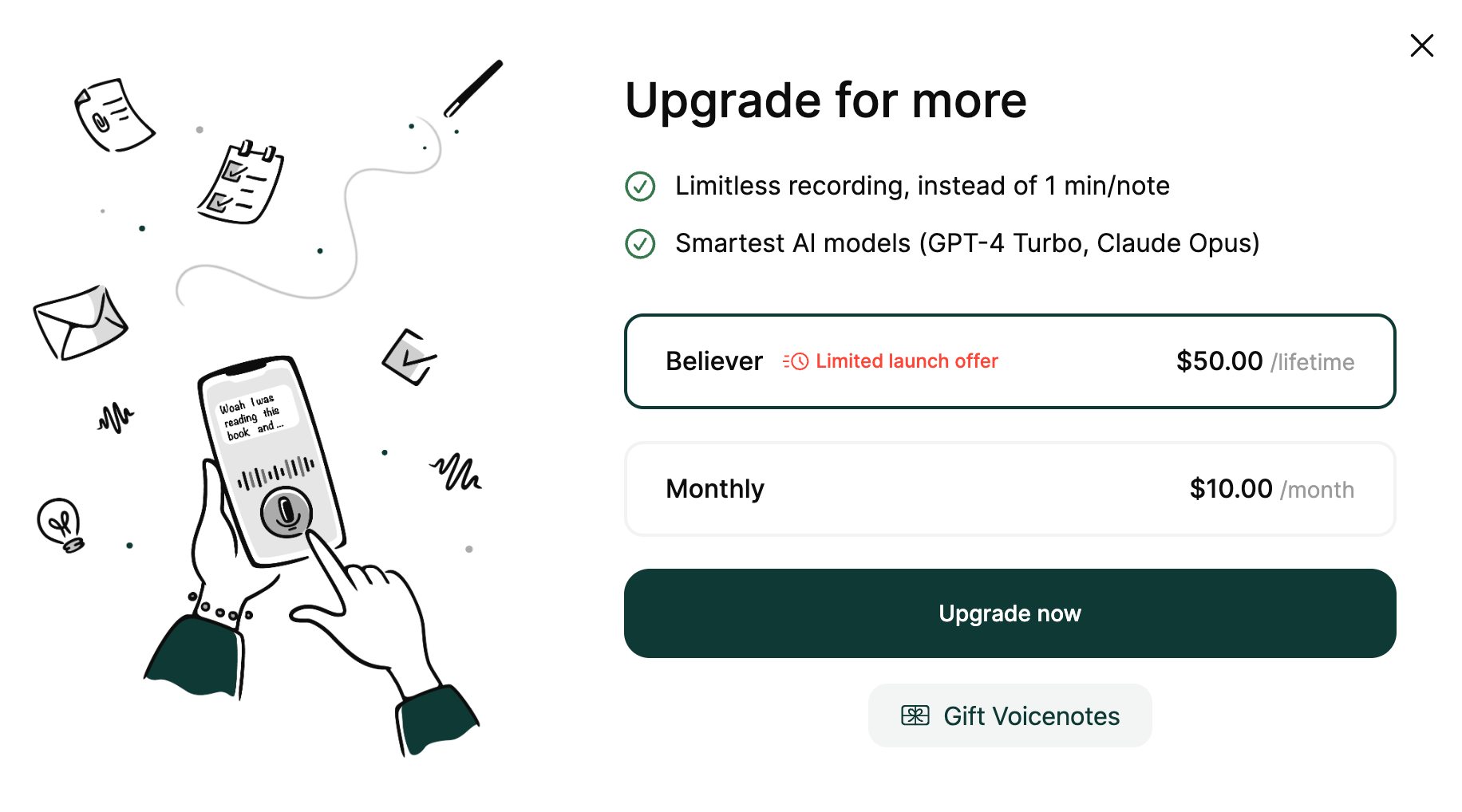 lifetime access upgrade for more