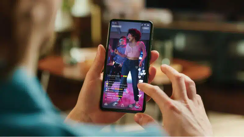 tiktok in portrait mode