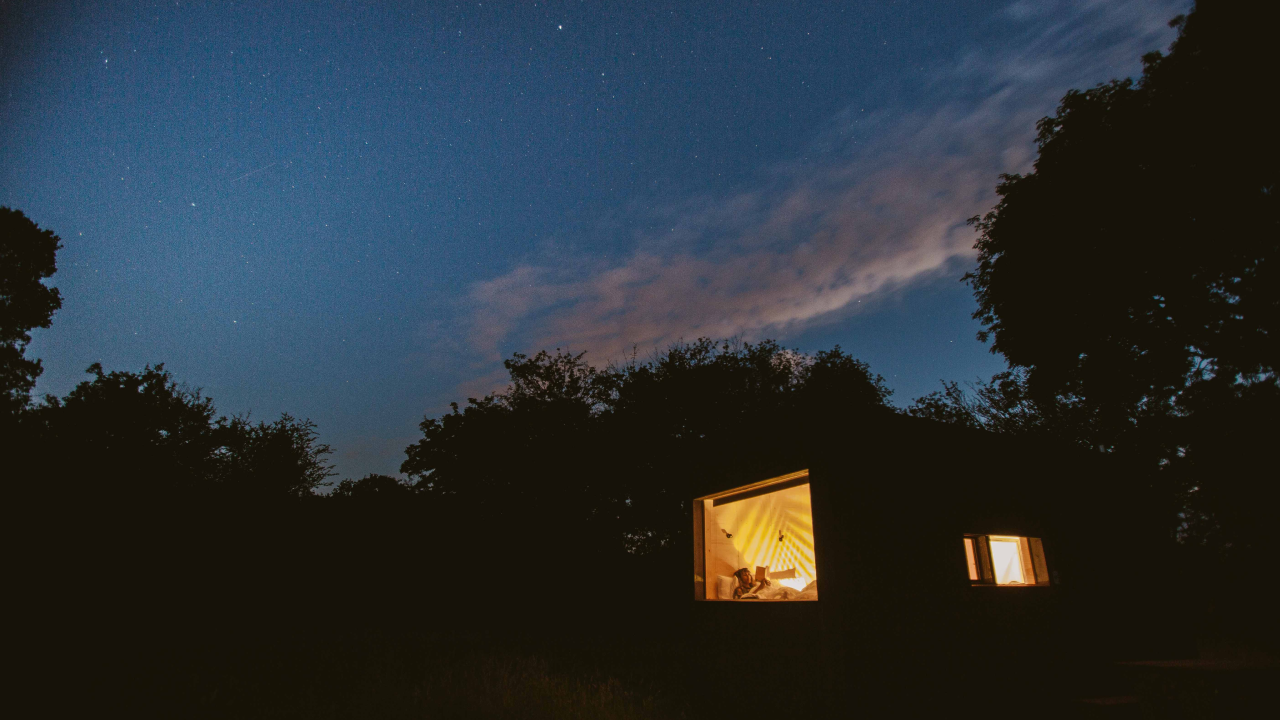 Starry night at Unplugged Cabin