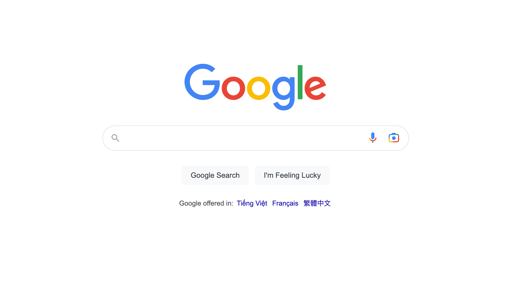 Google’s homepage