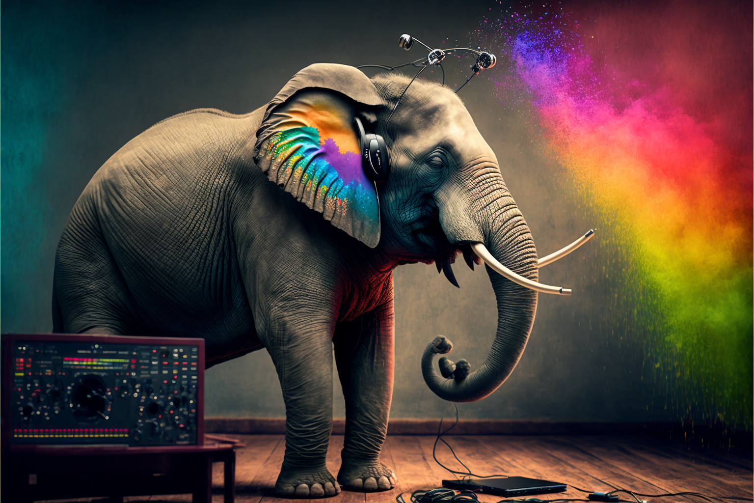 When the beat drops, even the elephants wanna get in on the fun!