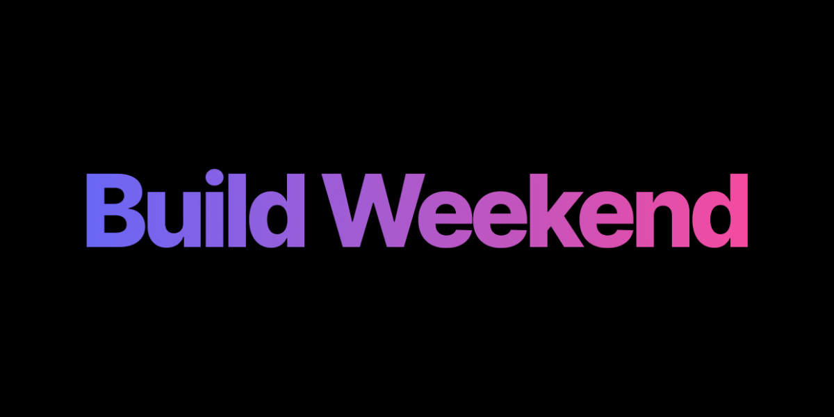 No Code Weekend #2