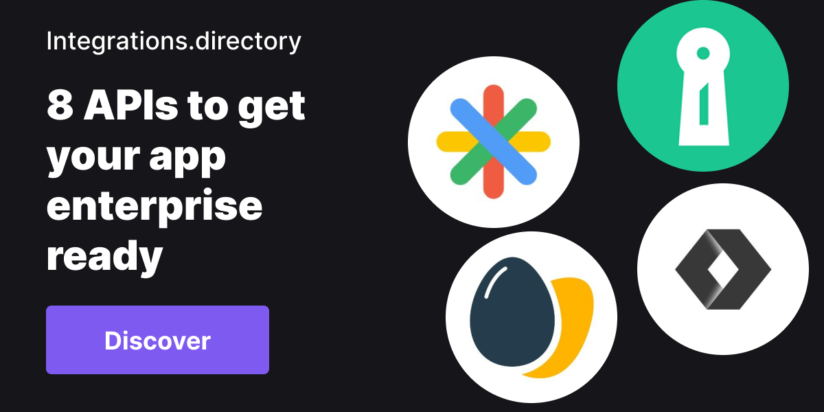 Shortcut your time to delivering enterprise features with these 8 APIs