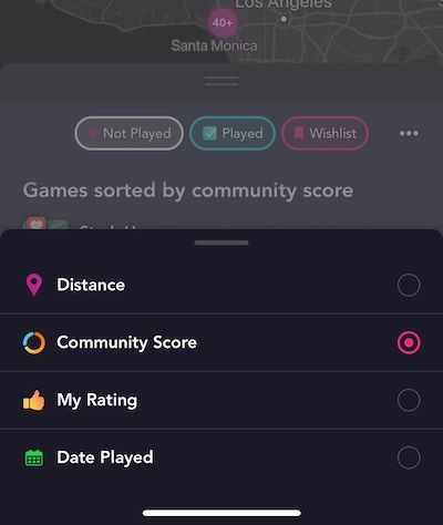 Sorting by Community Score