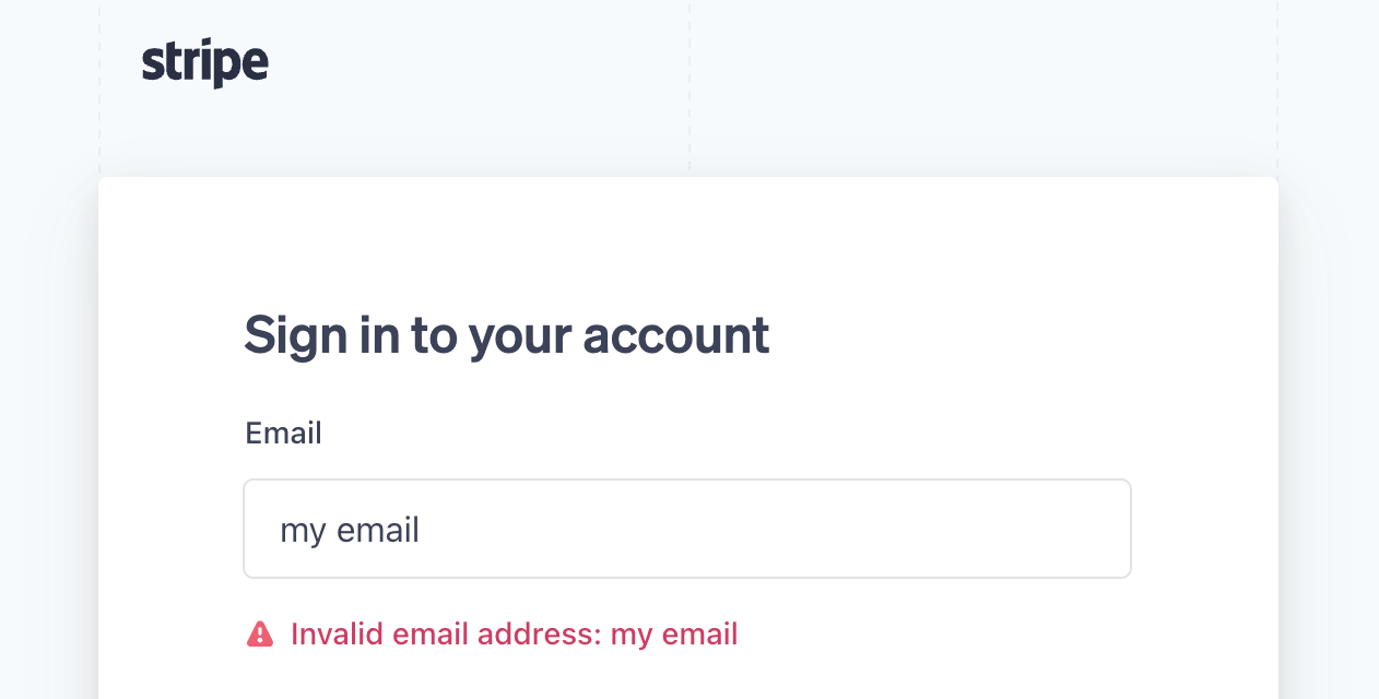 Form validation