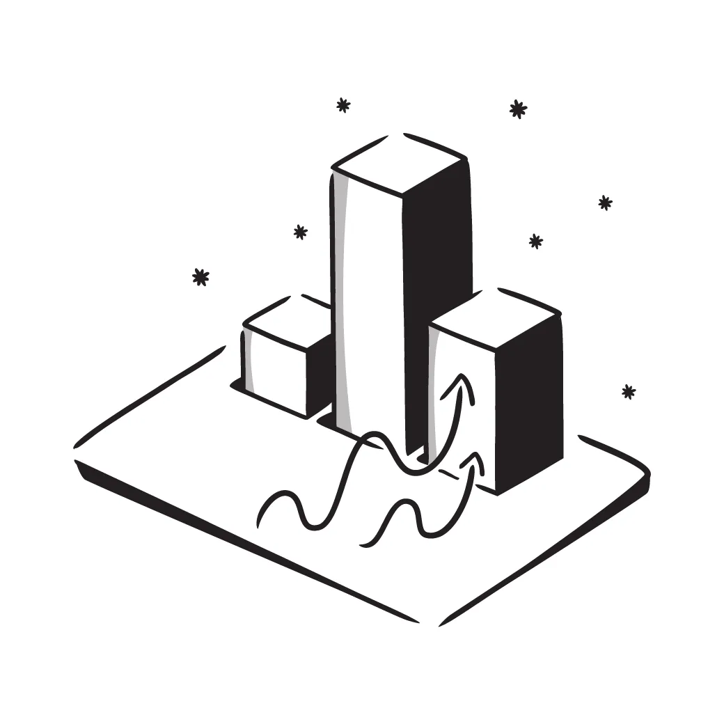 Notion-style illustration