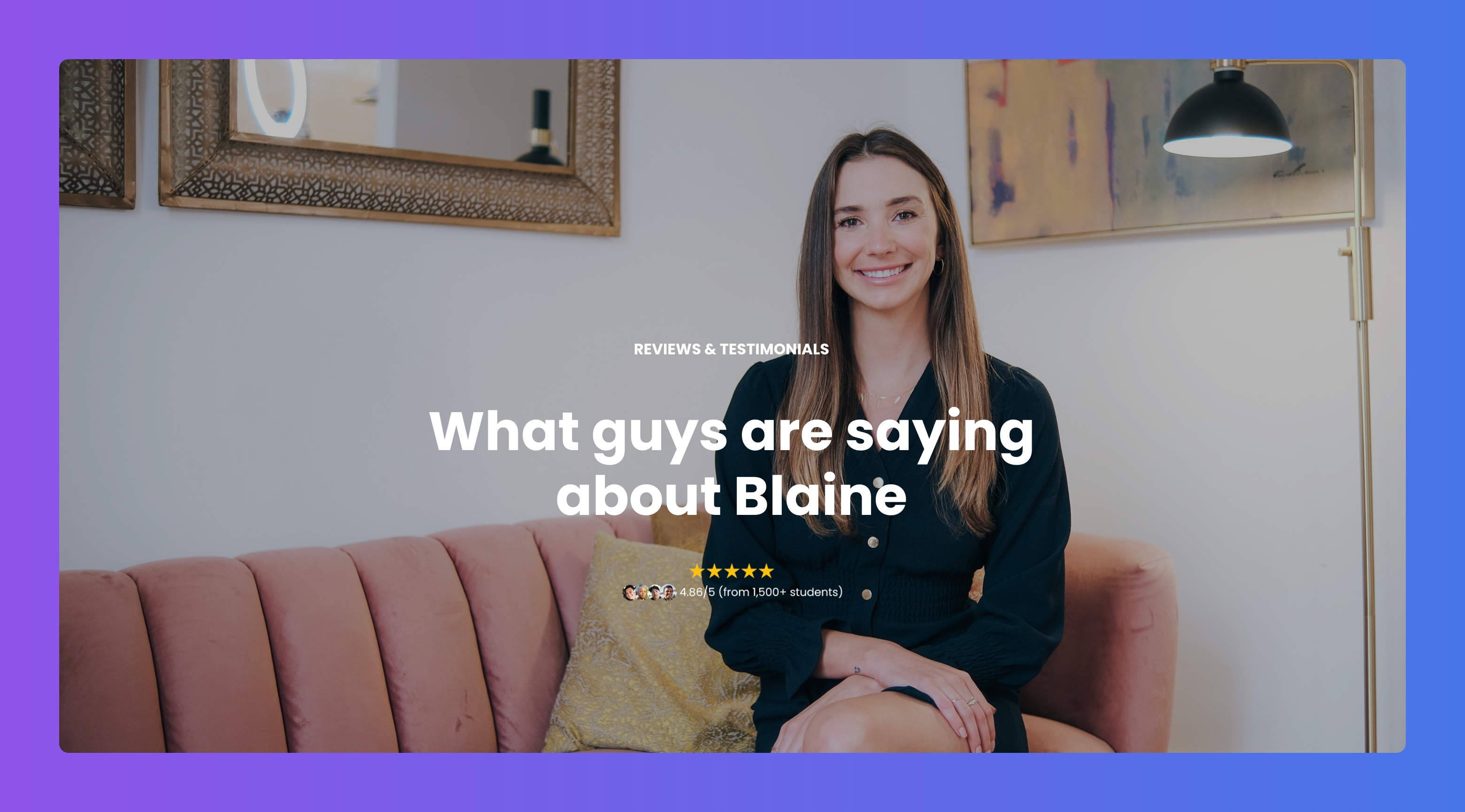 Datingbybliane.com Testimonial page